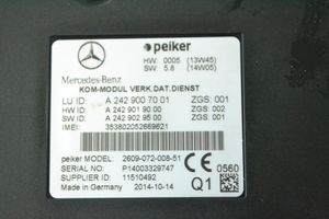 Mercedes-Benz A W176 Avaimettoman käytön ohjainlaite/moduuli A2429007001