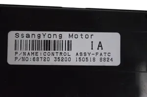 SsangYong Tivoli Przełącznik / Włącznik nawiewu dmuchawy 6872035200