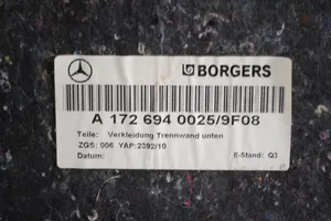 Mercedes-Benz SLK R172 Wykładzina bagażnika A1726940025