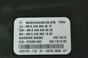 Mercedes-Benz A W176 Unité de contrôle, module EMF frein arrière A2469004512