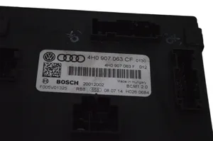Audi A7 S7 4G Unidad de control/módulo de carrocería central 4H0907063CF