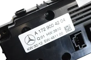Mercedes-Benz SLK R172 Przełącznik / Włącznik nawiewu dmuchawy A1729004204