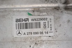 Mercedes-Benz GL X166 Intercooler radiator A2780900514