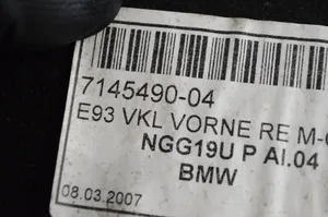 BMW 3 E92 E93 Keskikonsolin takasivuverhoilu 7145490