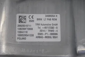 BMW 4 F32 F33 Poduszka powietrzna Airbag pasażera 34089354