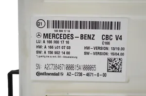 Mercedes-Benz GLE (W166 - C292) Modulo di controllo del corpo centrale A1669001716