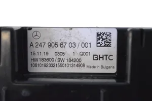 Mercedes-Benz B W247 Sisätuulettimen ohjauskytkin A2479056703