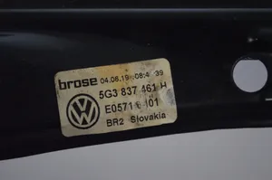 Volkswagen Golf VII Elektryczny podnośnik szyby drzwi przednich 5G3837461H