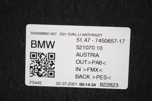 BMW 3 G20 G21 Garniture panneau latérale du coffre 51477450657