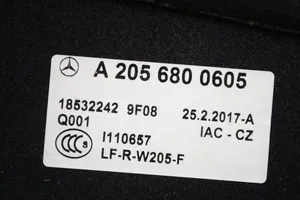 Mercedes-Benz C W205 Tappeto di rivestimento del fondo del bagagliaio/baule A2056800605