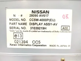 Nissan Primera Écran d'affichage supérieur 28090AV617