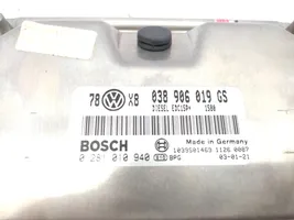 Volkswagen Passat Alltrack Unité de commande, module ECU de moteur 038906019GS