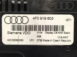 Audi A6 S6 C6 4F Schermo del visore a sovrimpressione 4F0919603
