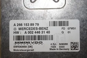 Mercedes-Benz A W169 Moottorin ohjainlaite/moduuli A2661538979