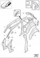 Volvo S60 Lokasuojan kannake VOLVO