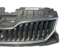 Skoda Fabia Mk3 (NJ) Grille calandre supérieure de pare-chocs avant 6V0853653