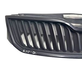 Skoda Rapid (NH) Grille calandre supérieure de pare-chocs avant 5JA853668