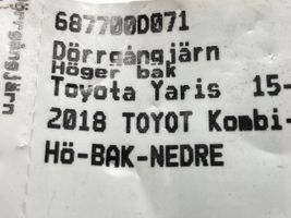 Toyota Yaris Zawias dolny drzwi tylnych 687700D071