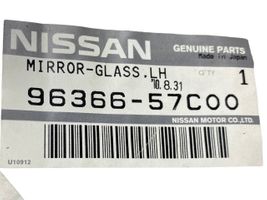 Nissan Leaf I (ZE0) Miroir de rétroviseur de porte avant 9636657C00