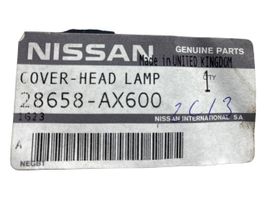 Nissan Primera Cache gicleur, capuchon de buse de pulvérisation de lave-phares 28658AX600