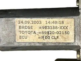 Toyota Corolla E120 E130 Moteur de lève-vitre de porte avant 992045100