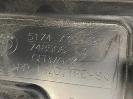 BMW 7 G11 G12 Prowadnica powietrza intercoolera 7359797