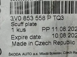 Skoda Superb B8 (3V) Takaoven kynnyksen suojalista 3V0853558P