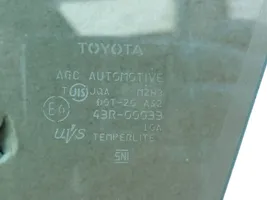 Toyota Prius (XW30) Etuoven ikkunalasi, neliovinen malli 43R00033