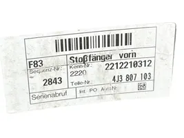 Audi E-tron GT Stoßstange Stoßfänger vorne 4J3807221