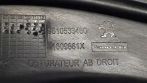 Peugeot 208 Grille inférieure de pare-chocs avant 9810533480