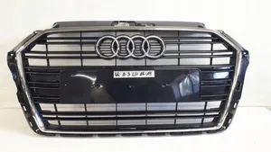 Audi A3 S3 8V Etupuskurin ylempi jäähdytinsäleikkö 8V3853651