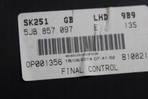Skoda Rapid (NH) Boite à gants 5JB857097