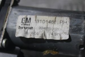 Opel Astra H Regulador de puerta delantera con motor 13101481RH