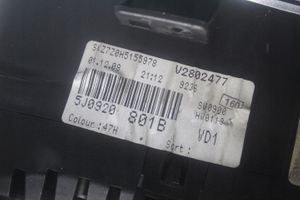 Skoda Fabia Mk2 (5J) Zegar 5J0920801B