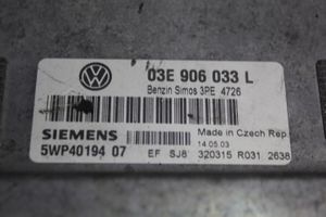 Volkswagen Polo Moottorin ohjainlaite/moduuli (käytetyt) 03E906033