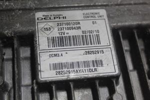 Renault Megane III Unité de commande, module ECU de moteur 28252915