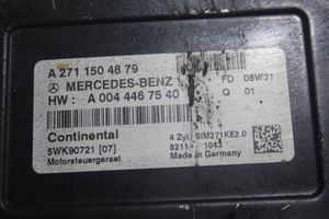 Mercedes-Benz C W204 Unité de commande, module ECU de moteur 5WK90721