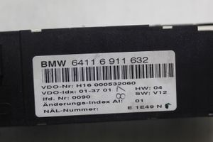 BMW 3 E46 Sisätuulettimen ohjauskytkin 