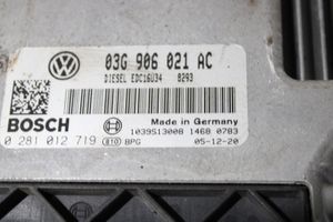 Volkswagen PASSAT B6 Moottorin ohjainlaite/moduuli (käytetyt) 0281012719