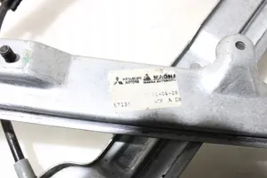 Mitsubishi Colt Meccanismo di sollevamento del finestrino anteriore senza motorino 