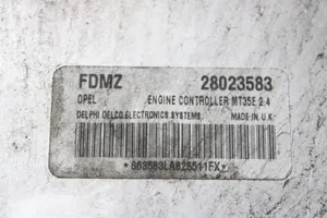 Opel Zafira B Unité de commande, module ECU de moteur 