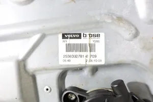 Volvo S80 Rear window lifting mechanism without motor 