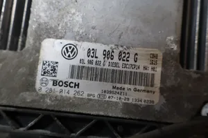 Volkswagen Tiguan Unité de commande, module ECU de moteur 0281014262