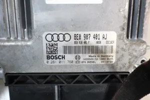 Audi A4 S4 B7 8E 8H Unité de commande, module ECU de moteur 0281011760