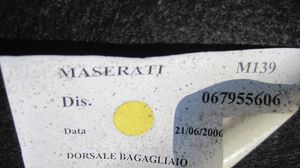 Maserati Quattroporte Takaluukun kannen lukon lista 067955606