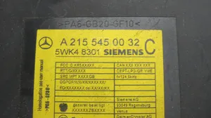 Mercedes-Benz CL C215 Oven keskuslukituksen ohjausyksikön moduuli A2155450032