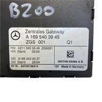 Mercedes-Benz B W245 Moduł sterowania Gateway A1695403945