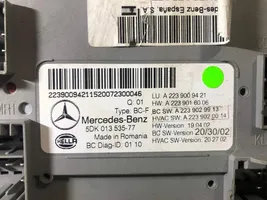 Mercedes-Benz S W223 SAM control unit A2239009421