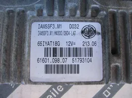 Fiat Grande Punto Komputer / Sterownik ECU i komplet kluczy 51793104