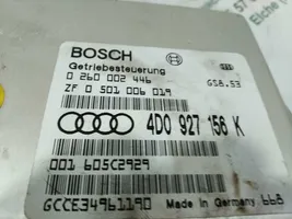 Audi A8 S8 D2 4D Centralina/modulo scatola del cambio 4D0927156E